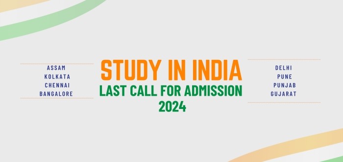 Last chance of admission to study in India in 2024