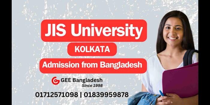 JIS University Kolkata Admission from Bangladesh